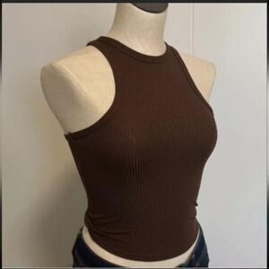 Livi By Olivia Rae Fitted Ribbed Tank Top